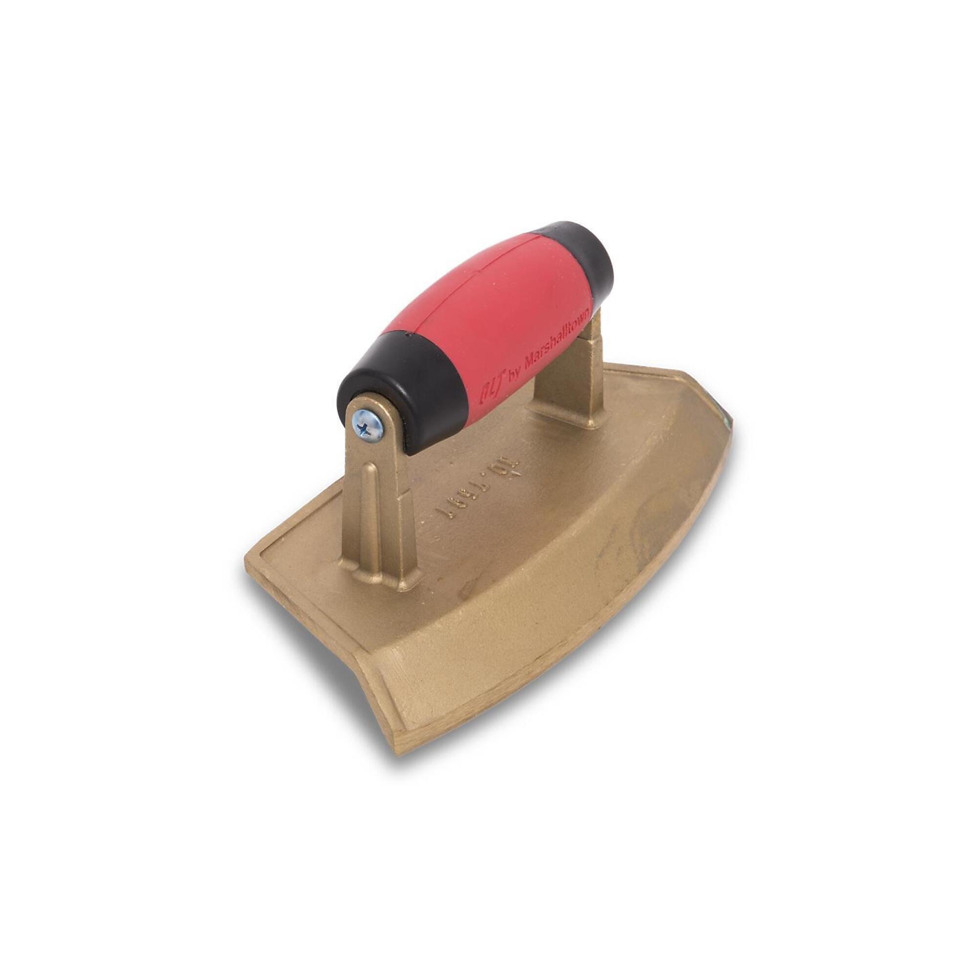 Marshalltown Bronze Chamfer Tube Edger - 3/4in. Lip, Soft-Grip Handle, Model# 7597